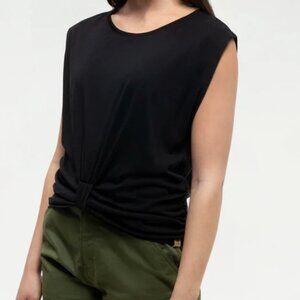 Tentree Seton T-Shirt Twist Front Sleeveless T-Shirt NWT